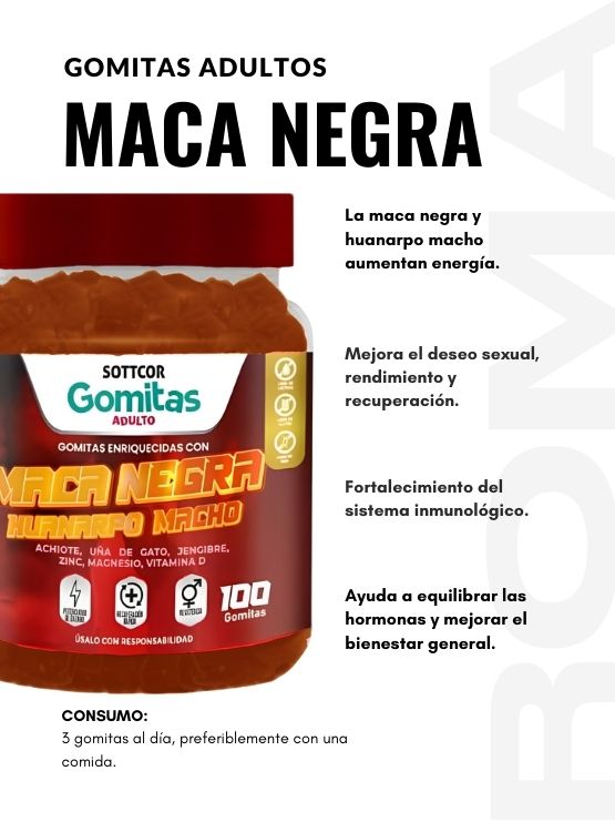 PACK 2 GOMITAS GOFOS PARA NIÑOS + GOMITAS MACA NEGRA 100 UND - 3