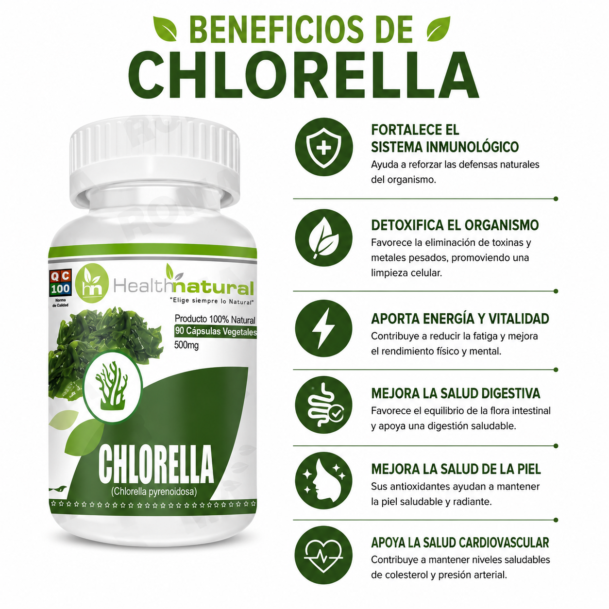 CHLORELLA HEALTHNATURAL 500MG - 2