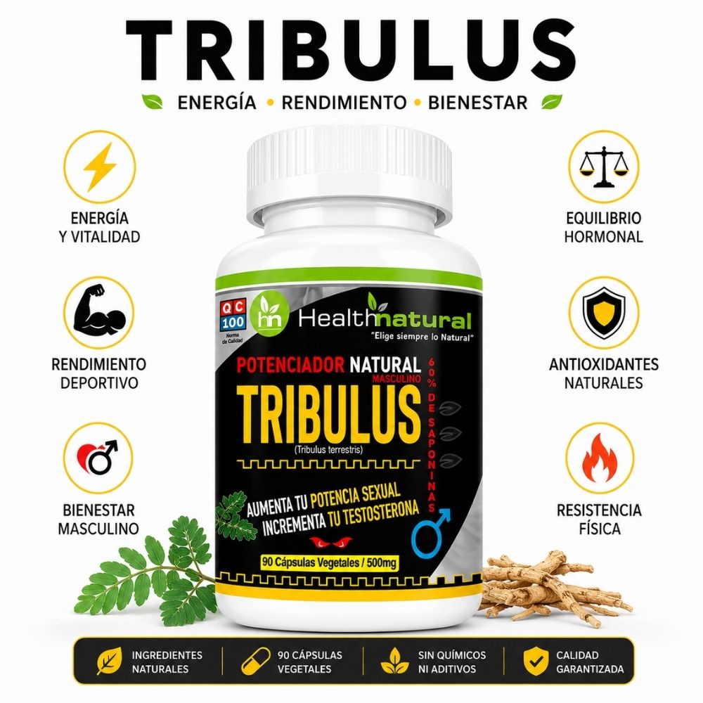 TRIBULUS TERRESTRE HEALTHNATURAL 500MG - 1