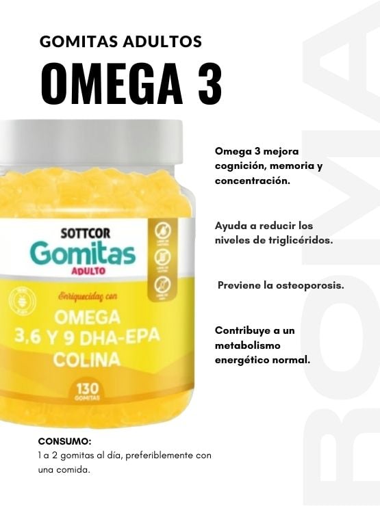 GOMITAS RESVERATROL 130UND + GOMITAS OMEGA 3 130UND - 3