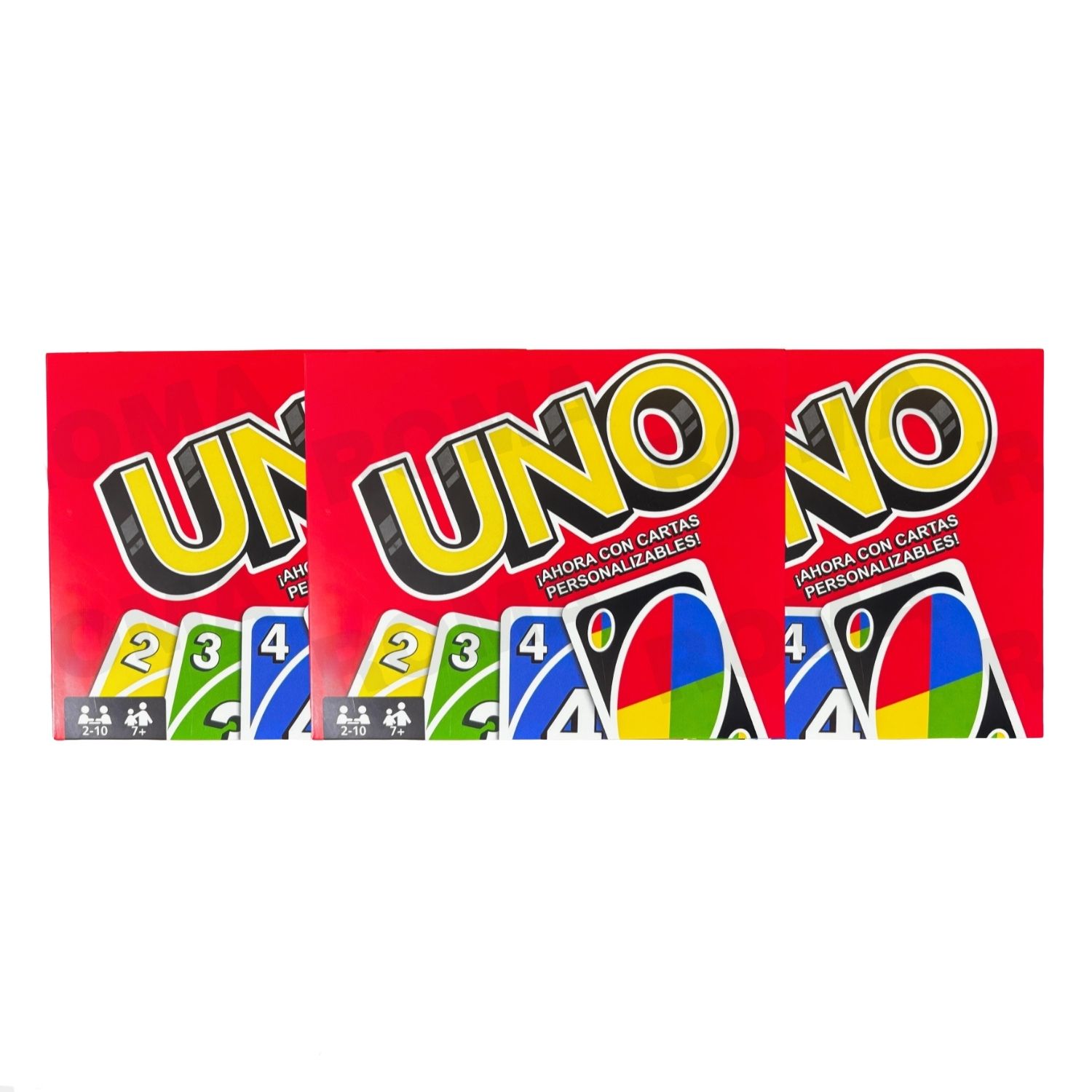 PACK 3 UNO – CARTAS PERSONALIZABLES JUEGO DE CARTAS - 1