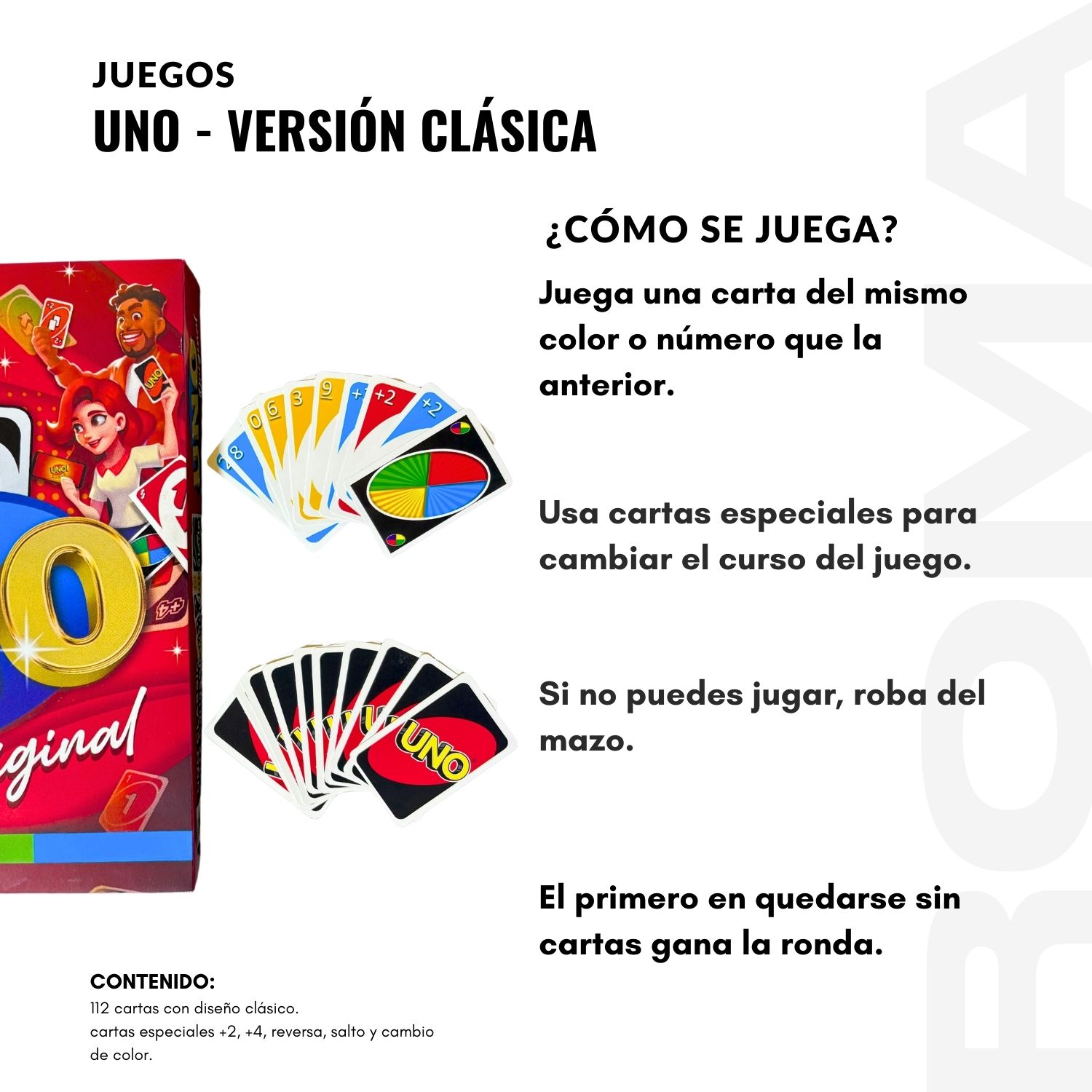 PACK 2 UNO – VERSIÓN CLÁSICA JUEGO DE CARTAS - 3