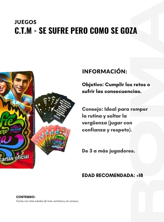 C.T.M SE SUFRE PERO COMO SE GOZA- JUEGO DE MESA - 2