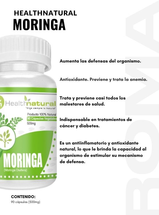 GOMITAS HIERRO 130UND + MORINGA HEALTHNATURAL - 3