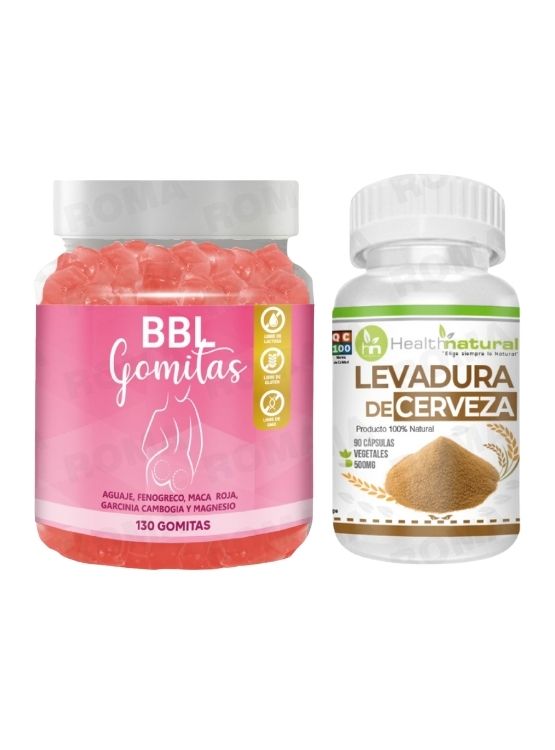 GOMITAS AGUAJE BBL + LEVADURA DE CERVEZA HEALTHNATURAL - 1