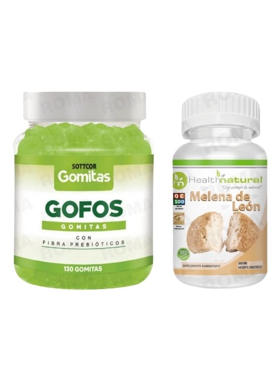 GOMITAS GOFOS + MELENA DE LEÓN HEALTHNATURAL - 1