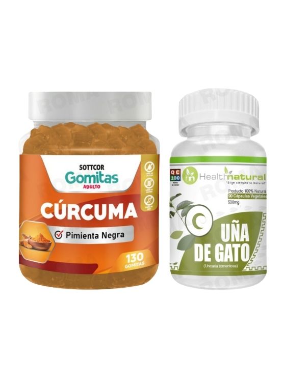 GOMITAS CÚRCUMA + UÑA DE GATO HEALTHNATURAL - 1