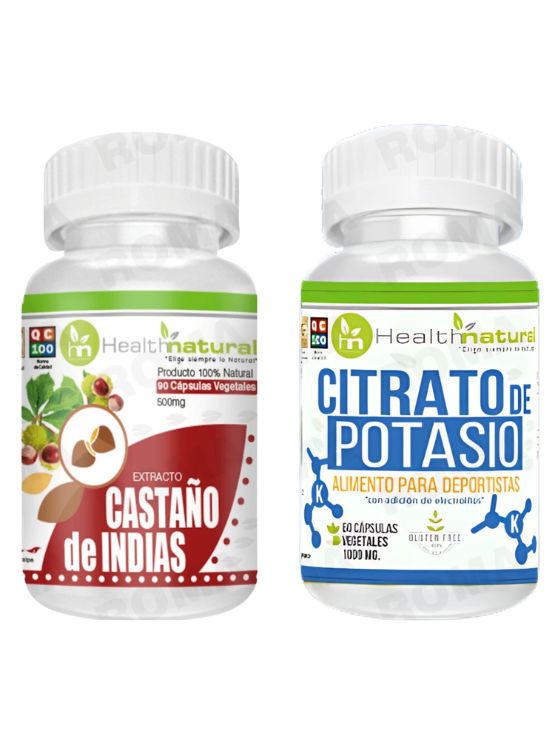 CASTAÑO DE INDIAS HEALTHNATURAL + CITRATO DE POTASIO HEALTHNATURAL - 1