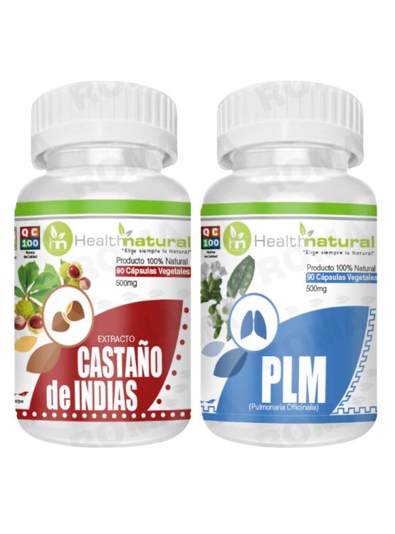 CASTAÑO DE INDIAS HEALTHNATURAL + PLM(PULMONARIA) HEALTHNATURAL 500MG - 1