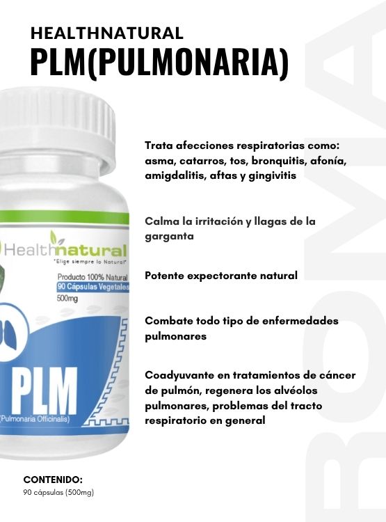 CASTAÑO DE INDIAS HEALTHNATURAL + PLM(PULMONARIA) HEALTHNATURAL 500MG - 3