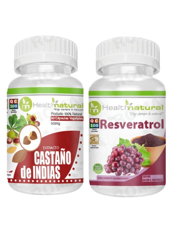 CASTAÑO DE INDIAS HEALTHNATURAL + RESVERATROL HEALTHNATURAL 500MG - 1