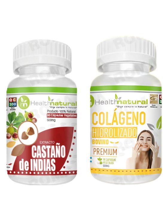 CASTAÑO DE INDIAS HEALTHNATURAL + COLÁGENO HIDROLIZADO HEALTHNATURAL - 1
