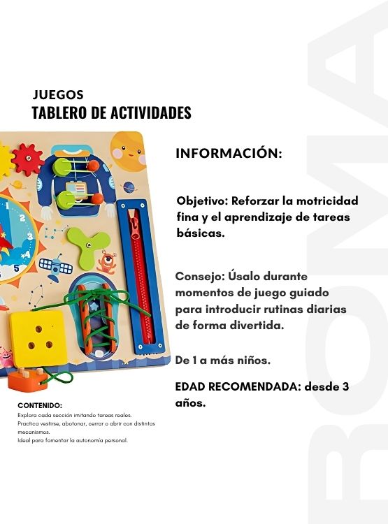 TABLERO DE ACTIVIDADES - JUEGO DIDÁTICO - 2