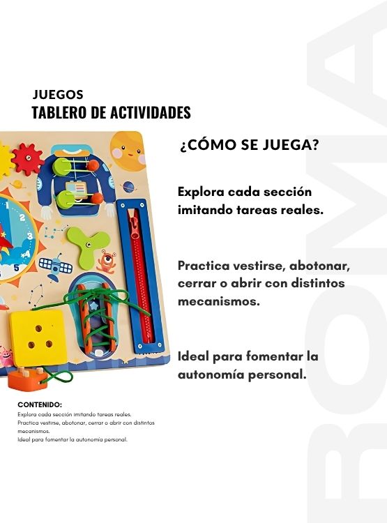 TABLERO DE ACTIVIDADES - JUEGO DIDÁTICO - 3