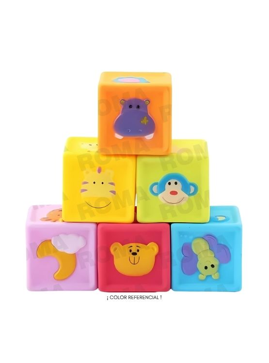 CUBOS DIDÁCTIVOS DE SILICONA EN CAJA - 1