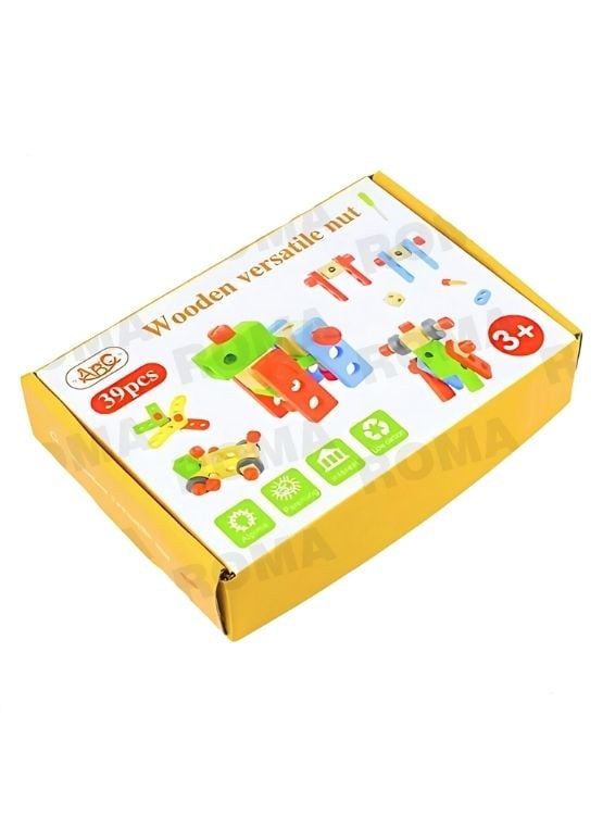 JUEGO DE CONSTRUCCIÓN EN MADERA - JUEGO DIDÁTICO - 1