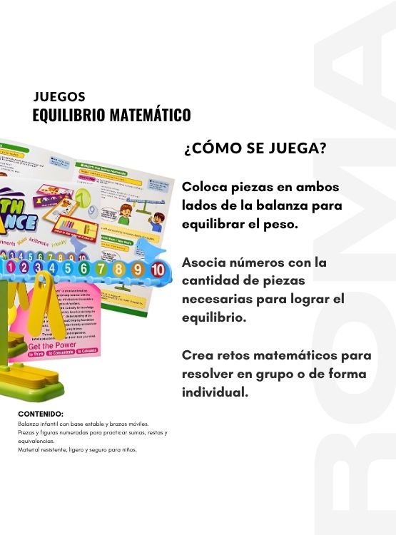 EQUILIBRIO MATEMÁTICO - JUEGO DIDÁTICO - 3