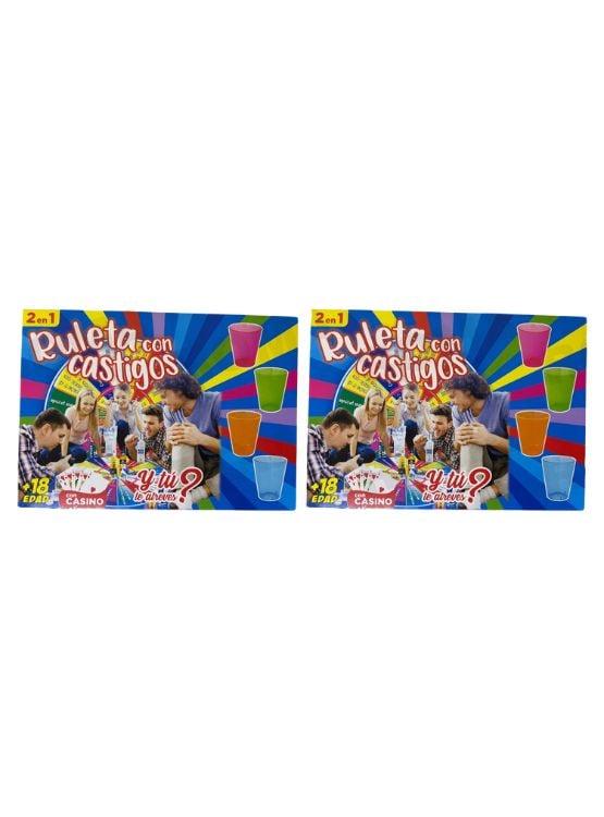 PACK 2 RULETA DE CASTIGOS 2 EN 1 – JUEGO DE MESA - 1