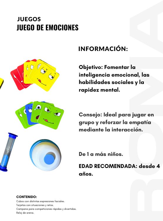 JUEGO DE EMOCIONES - JUEGO DE MESA - 2