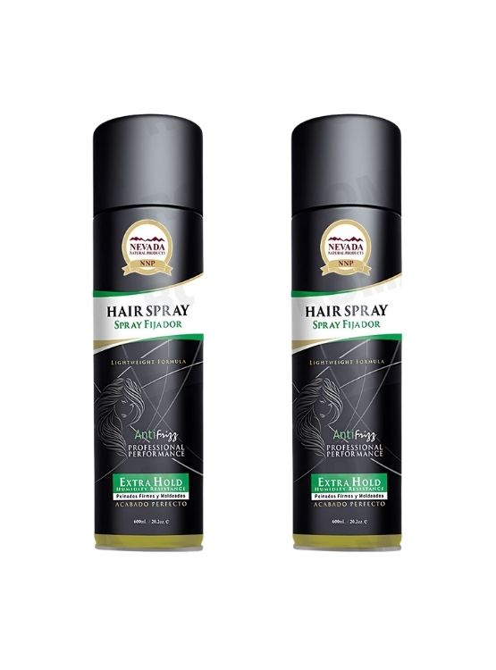 PACK 2 SPRAY CAPILAR FIJADOR ANTI FRIZZ 600ML NEVADA - 1