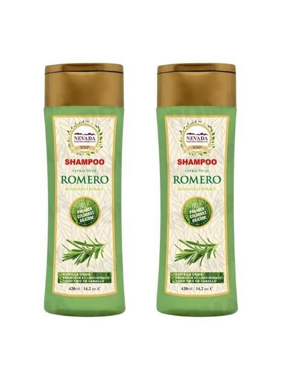 PACK 2 SHAMPOO DE EXTRACTO DE ROMERO 420ML NEVADA - 1