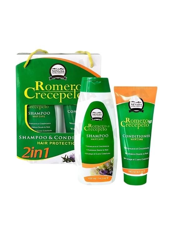 SET SHAMPOO + ACONDICIONADOR ROMERO CRECEPELO NEVADA - 1