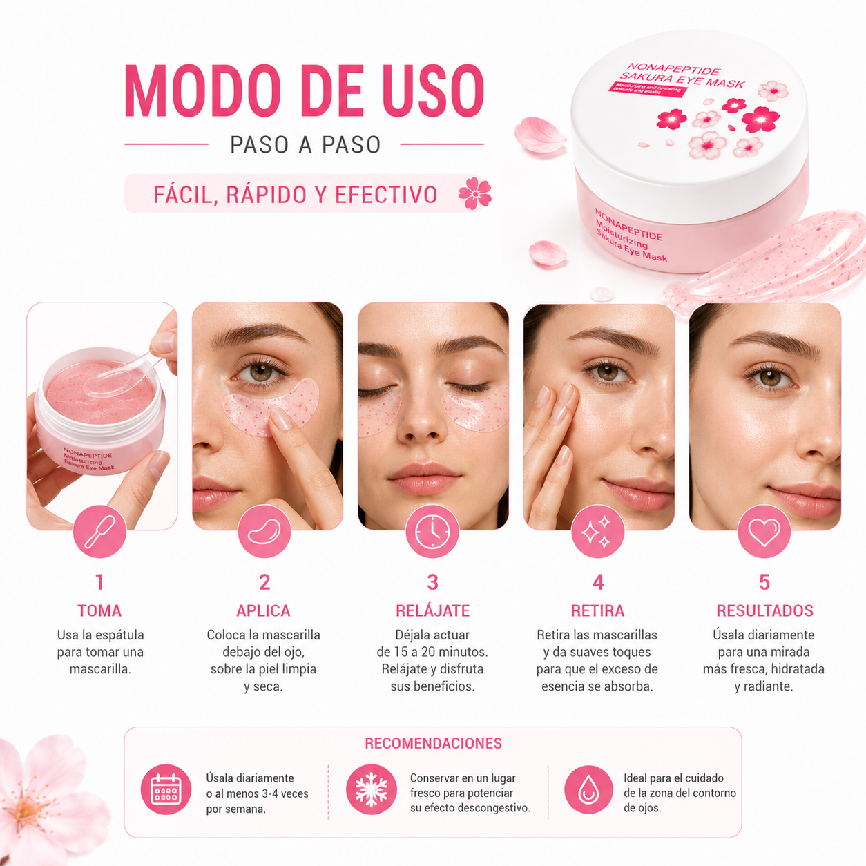 PARCHES DE OJOS SAKURA 80G BIOAQUA - 3