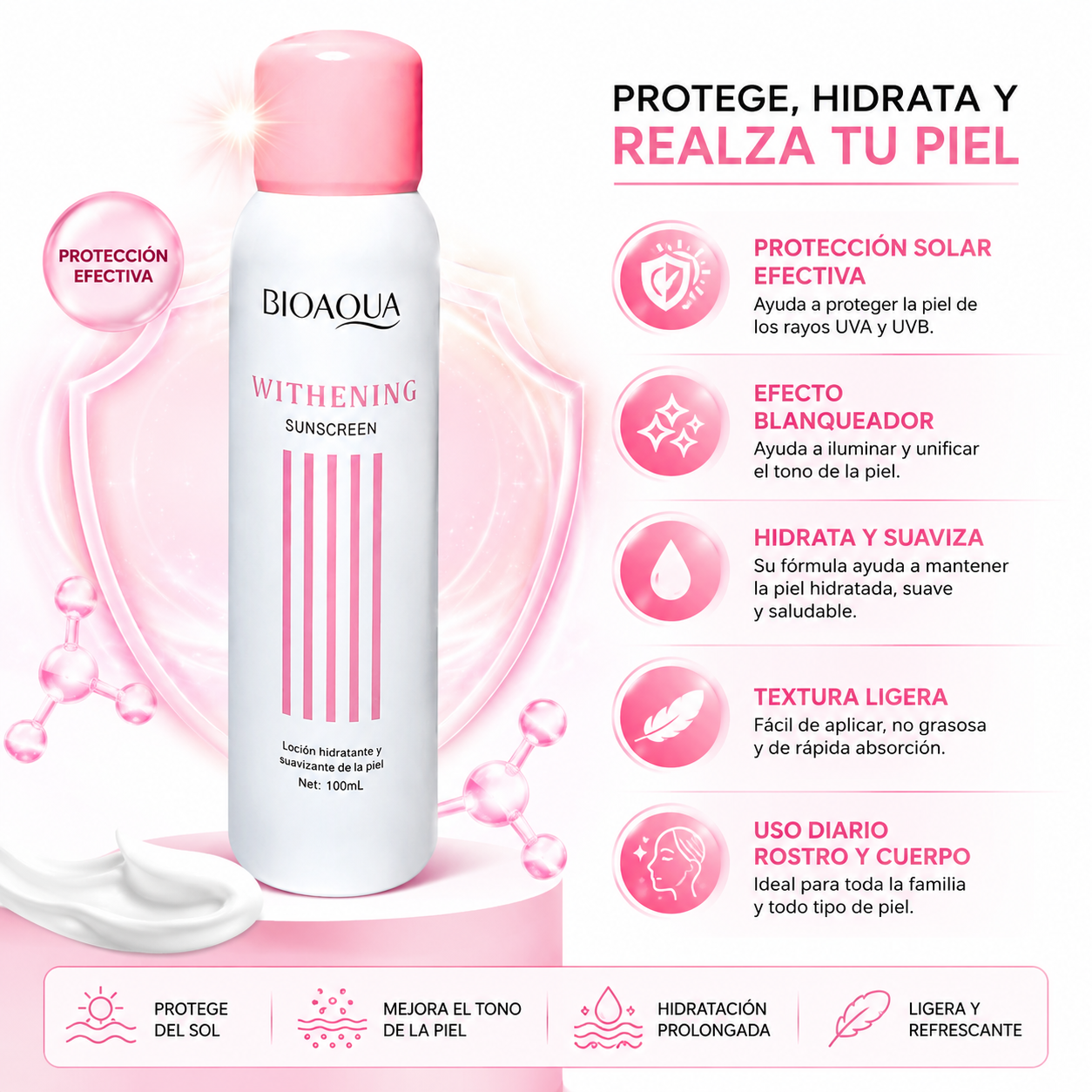 BLOQUEADOR BLANQUEADOR SPRAY 150ML BIOAQUA - 2