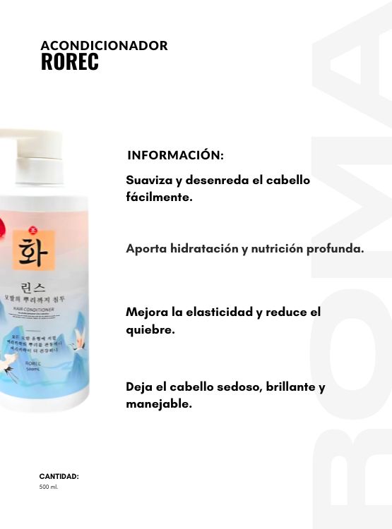 ACONDICIONADOR ROREC 500ML - 2