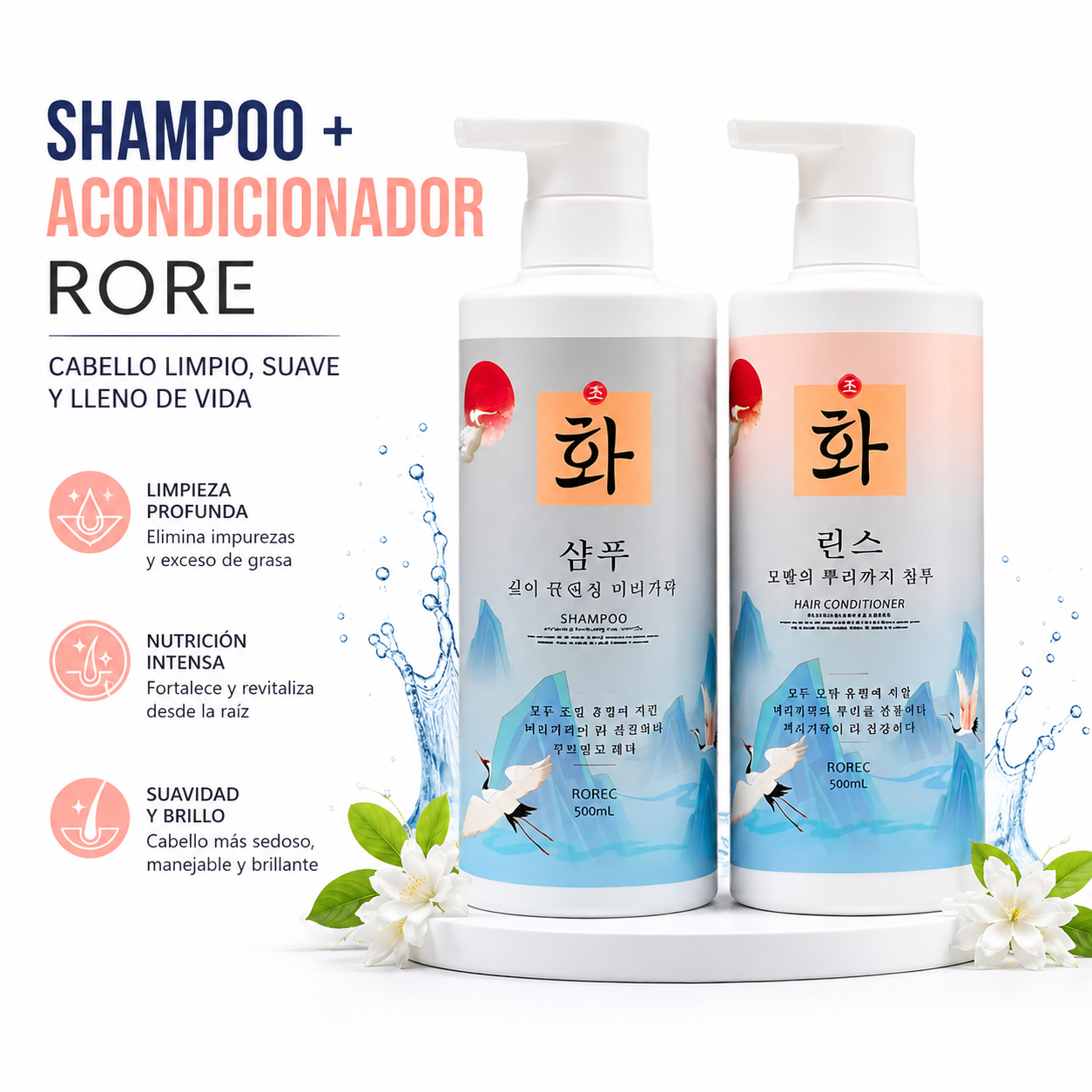 SHAMPOO + ACONDICIONADOR ROREC - 1