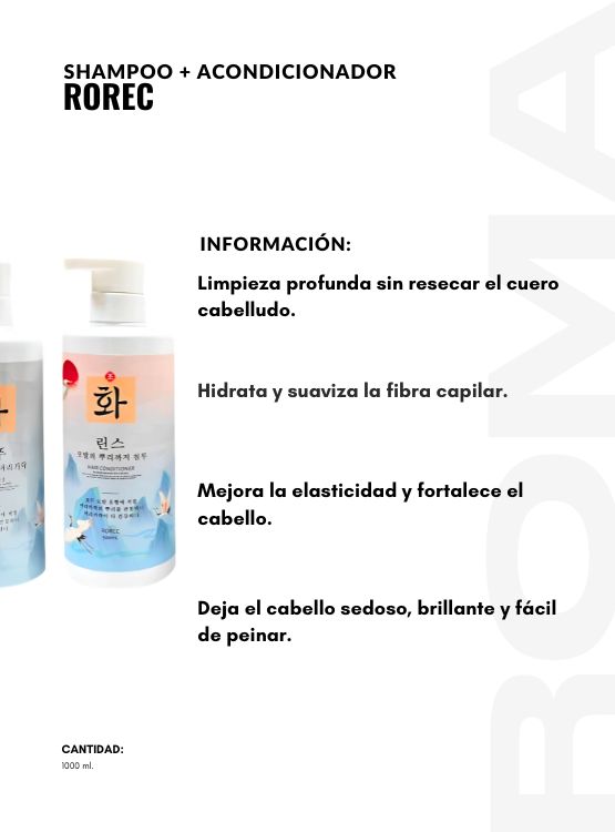 SHAMPOO + ACONDICIONADOR ROREC - 2
