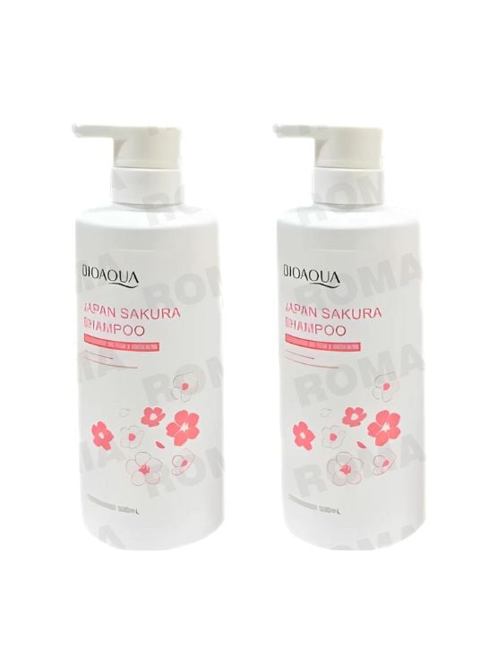 PACK 2 SHAMPOO JAPAN SAKURA 500ML BIOAQUA - 1