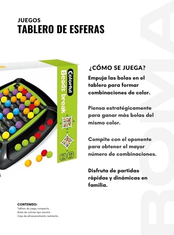 TABLERO DE ESFERAS JUEGO DIDÁCTICO - 3