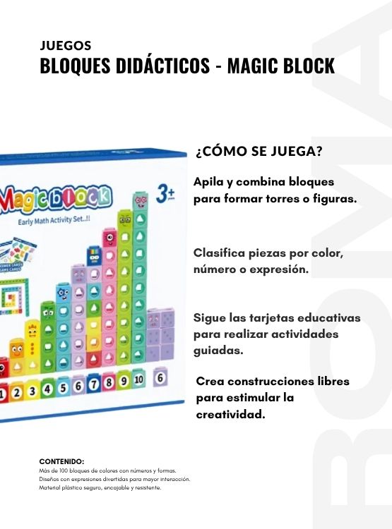 BLOQUES DIDÁCTICOS MAGIC BLOCK - 3