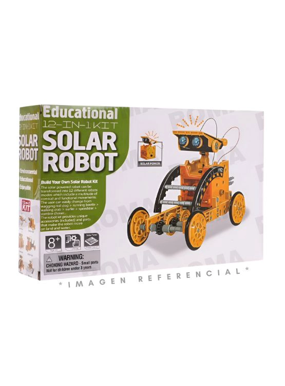 ROBOT CON PANEL SOLAR JUEGO EDUCATIVO - 1