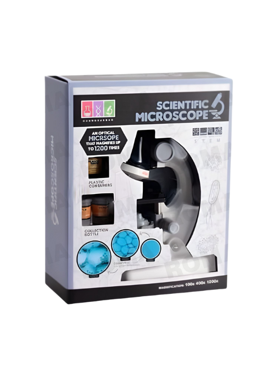 KIT MICROSCOPIO PARA NIÑOS - JUEGO DIDÁCTICO - 1