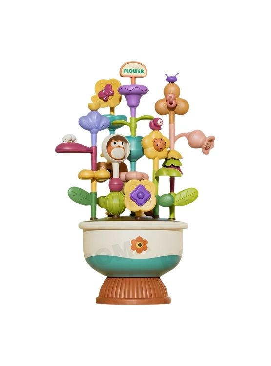 BLOQUES DE CONSTRUCCIÓN DE FLORES JUEGO DIDÁCTICO - 1