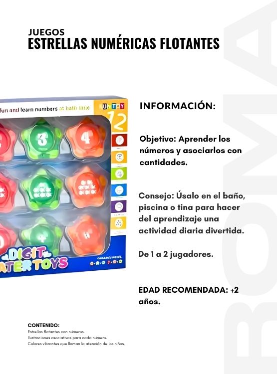 ESTRELLAS NUMÉRICAS FLOTANTES - 2