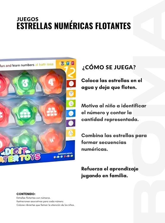 ESTRELLAS NUMÉRICAS FLOTANTES - 3
