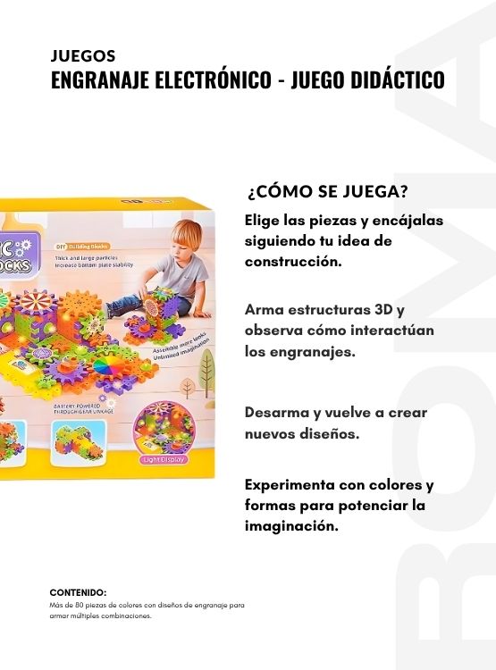 ENGRANAJE ELECTRÓNICO JUEGO DIDÁCTICO - 3