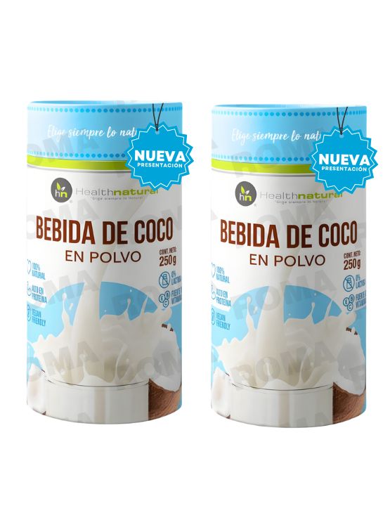 PACK 2 BEBIDA DE COCO EN POLVO 250G HEALTHNATURAL - 1