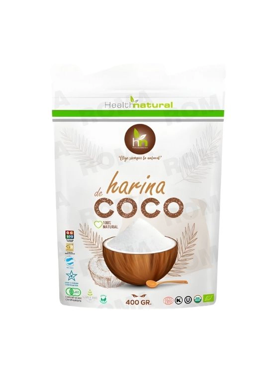 HARINA DE COCO EN POLVO 400G HEALTHNATURAL - 1
