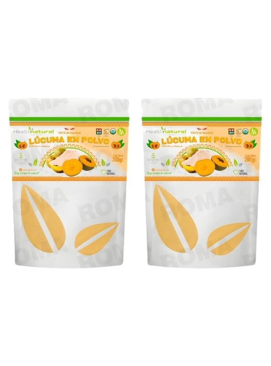 PACK 2 LÚCUMA EN POLVO 200G HEALTHNATURAL - 1