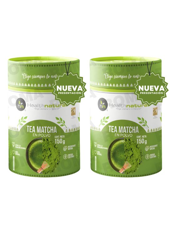 PACK 2 TÉ MATCHA ORGÁNICO 150G HEALTHNATURAL - 1