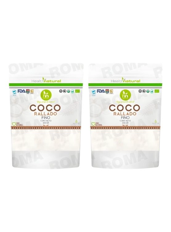 PACK 2 COCO RALLADO FINO 100G HEALTHNATURAL - 1