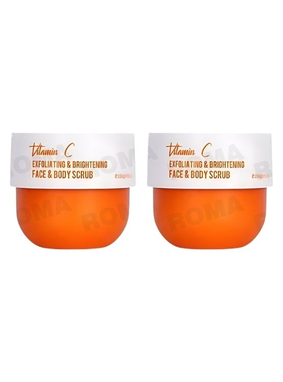 PACK 2 EXFOLIANTE CORPORAL Y FACIAL VITAMINA C 250G DR RASHEL - 1
