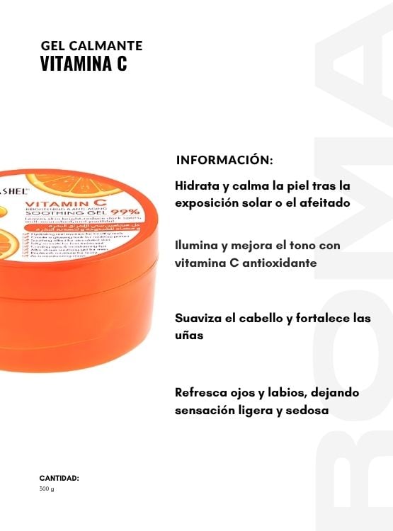 GEL CALMANTE VITAMINA C 300G DR RASHEL - 2