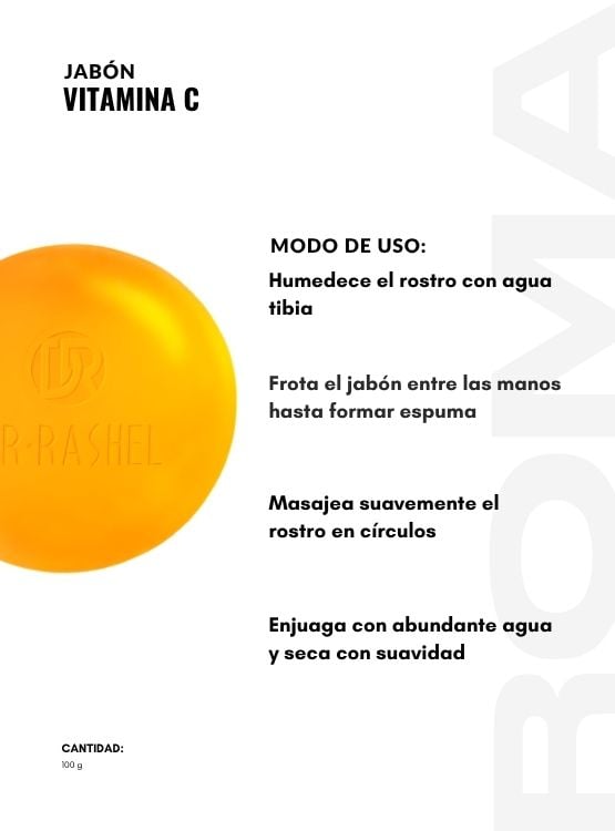 PACK 3 JABÓN VITAMINA C 100G DR RASHEL - 3