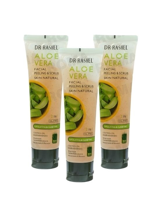 PACK 3 GEL PEELING ALOE VERA 100ML DR RASHEL - 1