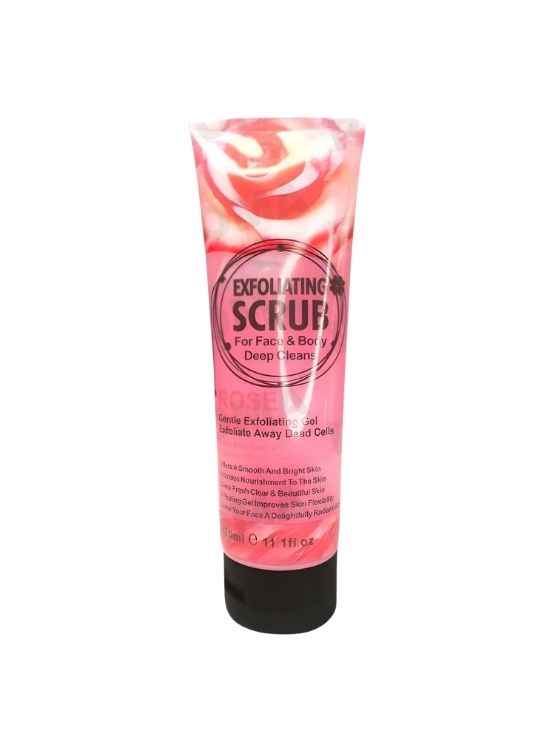 EXFOLIANTE FACIAL Y CORPORAL ROSAS 320ML WOKALI - 1